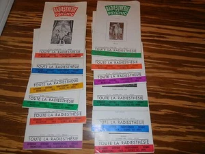 Lot of 12 Issues: Radiesthesie et Psychic Magazine 1964 Complete Jan-Dec. - Foto 1 di 4