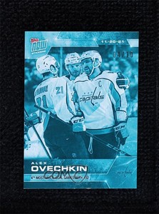 2021-22 Topps Now NHL Stickers Ice /10 Alex Ovechkin #107