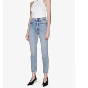 Anine Bing Sonya Slim Fit Jeans in Washed Blue Size 24 - Picture 1 of 7
