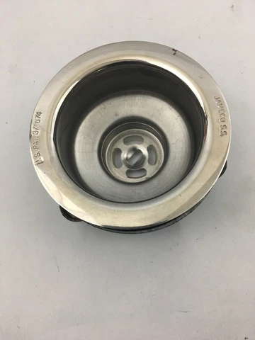 antique vintage sink drain str | Jameco antique vtg plumbing nickel Cover