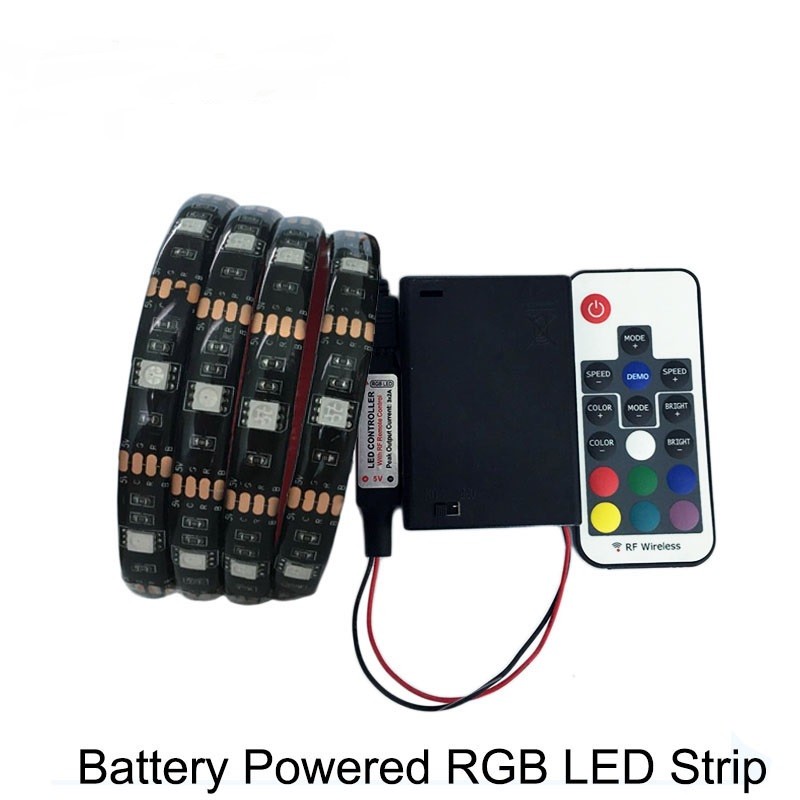 Lihiton - Luces De Hadas Con Pilas, 1 Paquete De Mini 3AAA Con Pilas, Alambre De Cobre, Luces LED De Cadena Estrellada, Dormitorio, Navidad, Fiestas, Decoración (5 M / 16 Pies, Blanco Cálido) - Luces Led