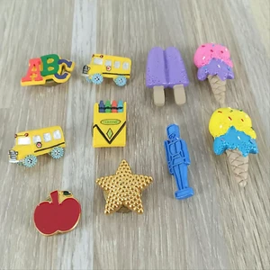 Novelty Button Covers & Shank Buttons Vintage Sewing Home Craft Supply Lot - Picture 1 of 12