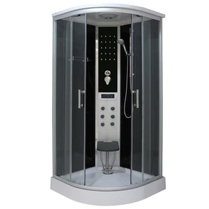 Cabina box doccia idromassaggio led 90x90 o 100x100 con sistema quickline|sa - Foto 1 di 1