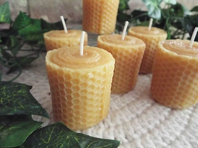 6 - PACK DE VELAS VOTIVAS ASPECTO PANAL ALTAMENTE PERFUMADAS - FRAGANCIA A TU ELECCIÓN Foto 1 de 4