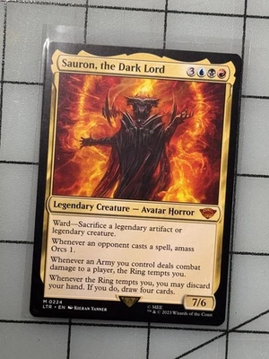 MTG Sauron, the Dark Lord  - The Lord of the Rings #224 - Image 1 of 2