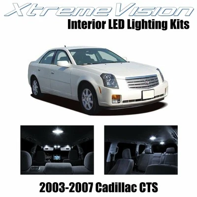 LED interior XtremeVision para Cadillac CTS 2003-2007 (5 PIEZAS) blanco puro Foto 1 de 4