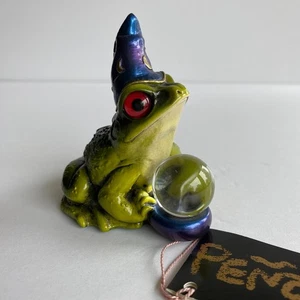 Windstone Editions WIZARD FROG with Crystal Ball ~ by M. Pena - Picture 1 of 16
