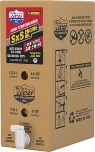 Lucas Oil 18048 Synthetic SXS Engine Oil - 5W50 - 6 gal. - Picture 1 of 1