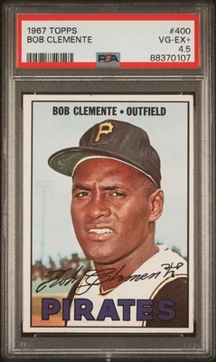 1967 Topps #400 Roberto Bob Clemente PSA 4.5 Freshly Graded - Image 1 of 3