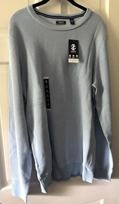 Men’s Big & Tall Large Tall Izod Sweater Placid Light Blue Premium Essentials - Image 1 of 4