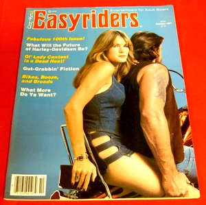 EASY RIDERS October 1981, Complete with Dave Mann poster, vintage magazine NM - Picture 1 of 5