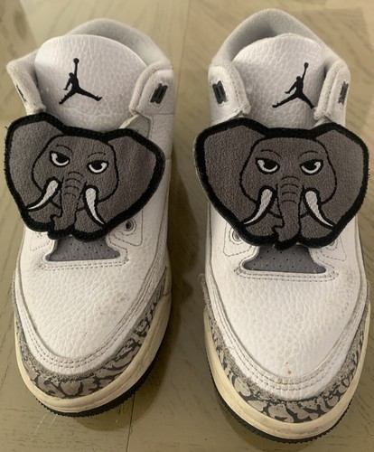 Nike Air Jordan 3 Retro Shoes 1Y Hide N Sneak Bianco Grigio Sneakers FB4416 100