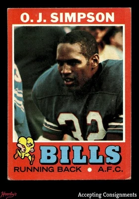 1971 Topps #260 O.J.Simpson VG - VG/EX - Image 1 of 2