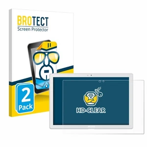 2x Display Schutz Folie für Archos T101 4G Zubehör Transparent - Bild 1 von 6