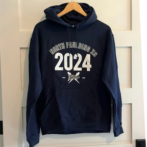 North Paulding Wolfpack 2024 XC Cross Country Navy Hoodie  - Picture 1 of 4
