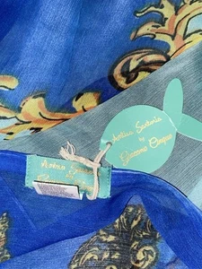 NWT antica sartoria by giacomo cinque Multi Color Shawl Scarf/Wrap 68"L x 44"W - Picture 1 of 4