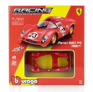 KIT MODELLINO AUTO STATICO BURAGO FERRARI 330 P3 DAYTONA 1967 BANDINI AMON 1/24 - Foto 1 di 4