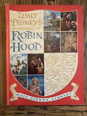 Walt Disney's Adventures of Robin Hood (1955 HC) Walt Disney Library Foto 1 de 4