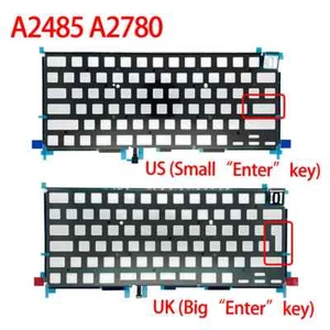 New Keyboard Backlight For MacBook Pro Retina A2485 A2780 Keyboard Backlit Sheet - Picture 1 of 5