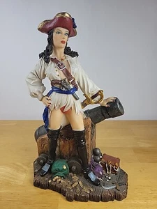 Statua cannone pirata donna Myth & Legends Summit Collection 1997 10” usata - Foto 1 di 16