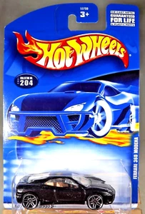 2001 Hot Wheel Mainline/Collector #204 Ferrari 360 MODENA Black w/Chrome Pr5 Sp - Picture 1 of 5
