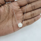 Qvc Honora Cultured Pearl White Ming Sterling Silver Necklace Pre-owned Jewelry