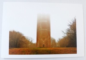 Greeting Card- King Alfred's Tower Blank Inside Wiltshire, Countryside, Tower