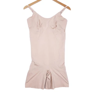 Spanx Shapewear Bodysuit Oncore 1X Beige Sculpting Slip Controlwear - Picture 1 of 8