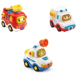 VTech Tut Tut Baby Flitzer 3er Set Einsatzfahrzeuge Spielzeugauto Spielzeug NEU  - Bild 1 von 1