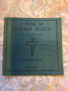 RARE 1940s , Geoffrey Shaw Music Composer , A Book Of Hidden Tunes - Picture 1 of 3