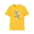 None of These Things Move Me T-Shirt Christian Bible Verse Acts 20:24 Faith 