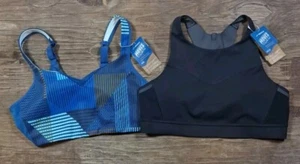 Lot of 2 NWT Brooks Drive Convertible Sports Run Bra Women’s Size 38C/D & 38D - Picture 1 of 14
