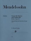 Mendelssohn Sonata for Piano and Violoncello B Flat Major Op. 45 Book 051480667