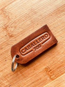 Leder Schlüsselanhänger leather keychain - Fantic Caballero 700 - Picture 1 of 4