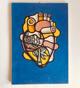 HERZ Organ Bild Druck Kunst Objekt Vintage Rar - Bild 1 von 8
