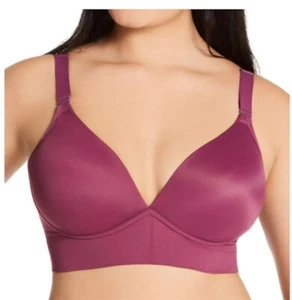 NWOT Warners 34C Elements of Bliss Wire-Free Bra RM3741A Purple 117014 - Picture 1 of 1