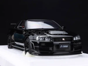 AUTOart 1:18 Black Skyline R34 NISMO GTR Z-TUNE Modello di auto in metallo pressofuso - Foto 1 di 18