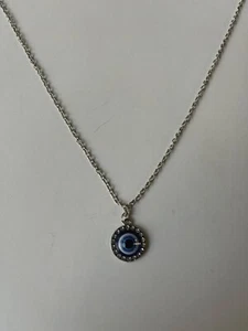 Turkish golden Evil Eye necklace for good luck - Picture 1 of 1