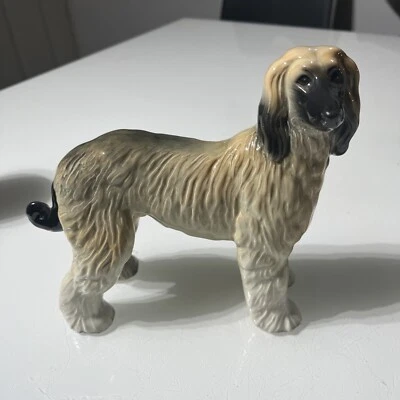 Vintage Coopercraft Afghan Hound Figurine Ceramic Dog Ornament Made In England - Image 1 of 4