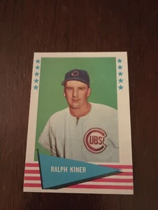 1961 Fleer #50 Ralph Kiner (NM-MT) - Picture 1 of 2