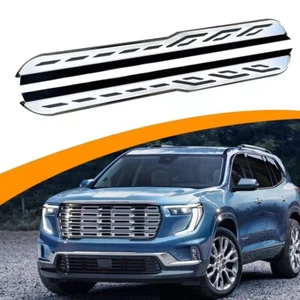 Barra Nerf de escalón lateral fija 2 piezas para GMC Acadia 2024 2025 - Imagen 1 de 4