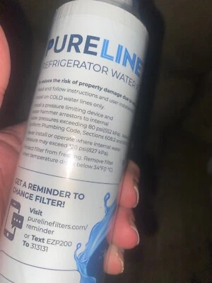 Pureline #PL-200 Refrigerator Water Filter - Image 1 of 3