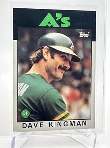 1986 Topps Dave Kingman Baseball Card #410 NM-Mint FREE SHIPPING