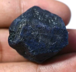 107.00 Ct Natural Nigeria Blue Sapphire GGL Certified Specimen Rough !! - Picture 1 of 4