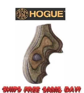 Hogue Exotique Bois Dur Ruger SP101 Grip W / Doigt Rainures Lamo Camo Nouveau ! - Afbeelding 1 van 3