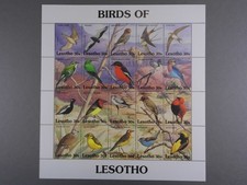 Lesotho, Vögel, MiNr. 945-964 Zusammendruckbogen, postfrisch / MNH - 691002M
