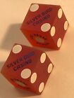 1977-1982 (5 YEAR OPERATION) Silver Bird Casino frosted cherry dice RARE 101623@