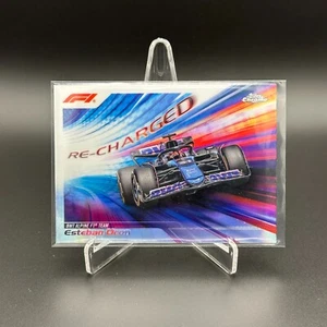 2024 Topps Chrome Formula 1 ESTEBAN OCON #RECH-9 Re-Charged - Picture 1 of 4