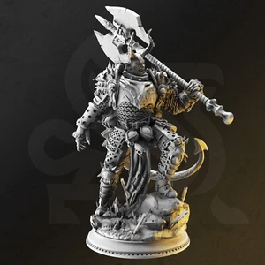 Male Tiefling Fighter, Skorn Skullsplitter - 32mm Scale - DM Stash - Picture 1 of 1