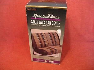 Cubierta de asiento trasero dividido vintage Saddleman Spectra estilo 806 marrón - Imagen 1 de 20